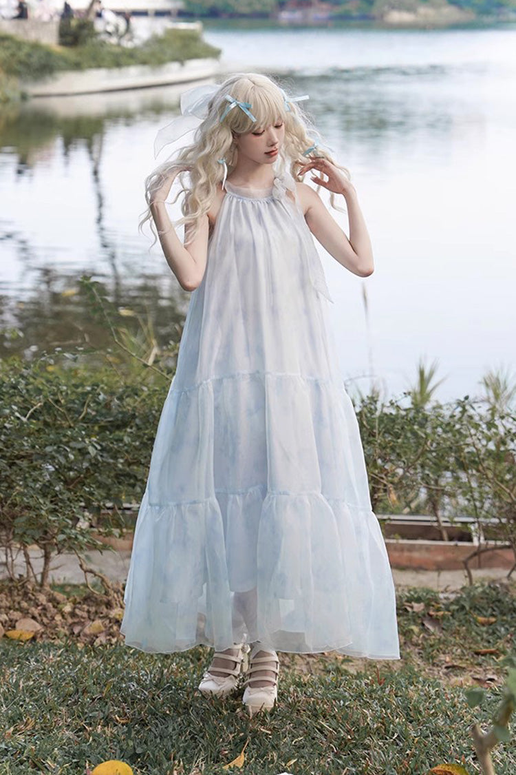 Gothic Lolita Dress - Glacier Blue Bubble Love, Blue, Detachable Detail, Sweet Style - additional product view 10