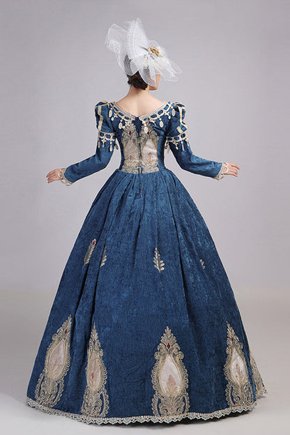 Gothic Lolita Dress - High Waisted Hollow Embroidery, 2 Colors, High Waist, Embroidered - additional product view 5