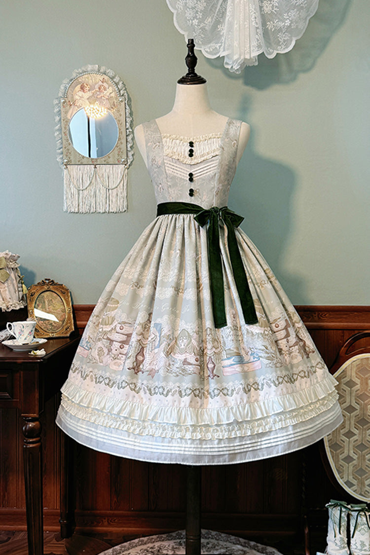 Gothic Lolita Dress - Iris Study, 2 Colors, Short Version, Long Version, Long Length - additional product view 10