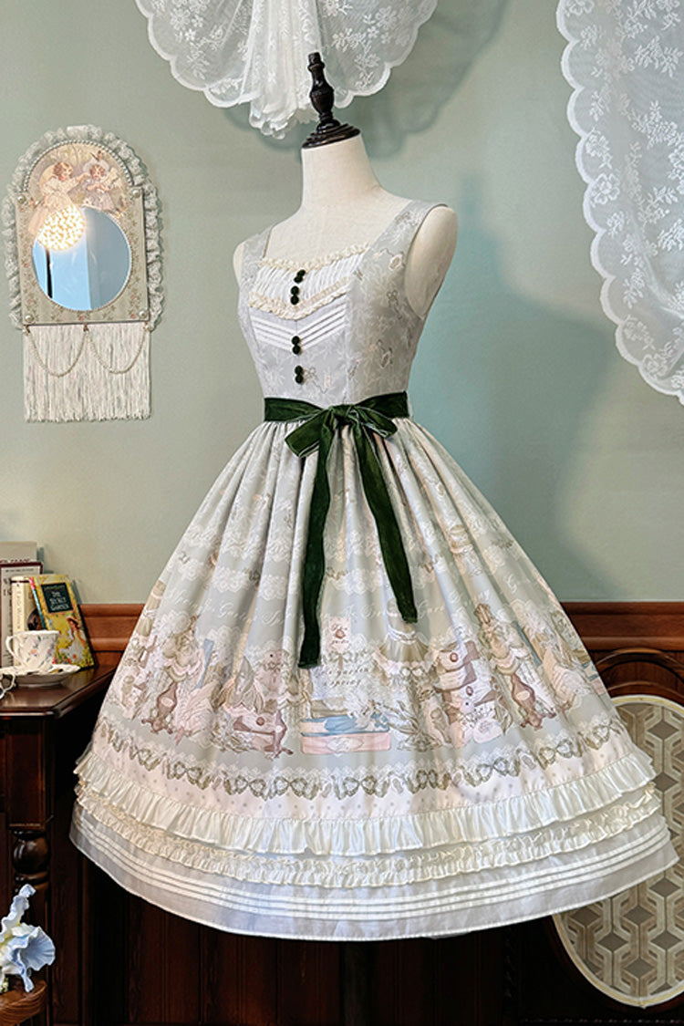 Gothic Lolita Dress - Iris Study, 2 Colors, Short Version, Long Version, Long Length - additional product view 13