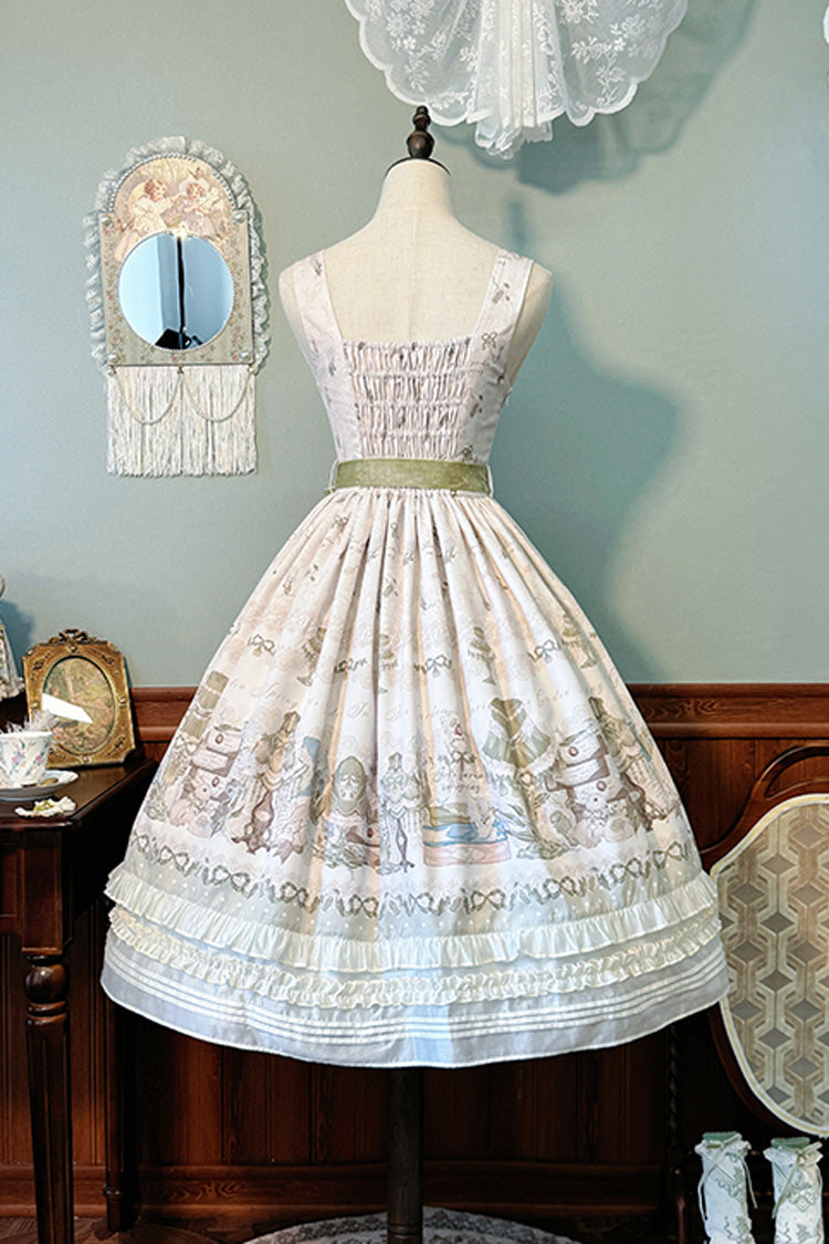 Gothic Lolita Dress - Iris Study, 2 Colors, Short Version, Long Version, Long Length - additional product view 16