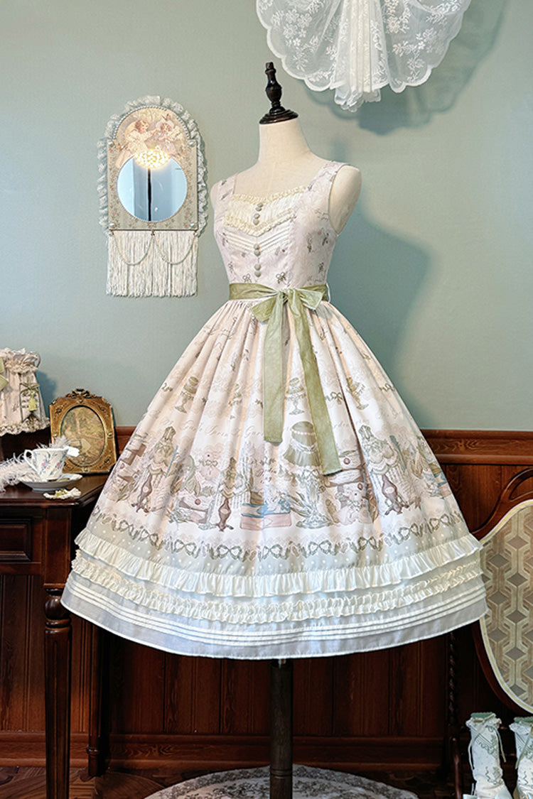 Gothic Lolita Dress - Iris Study, 2 Colors, Short Version, Long Version, Long Length - additional product view 19