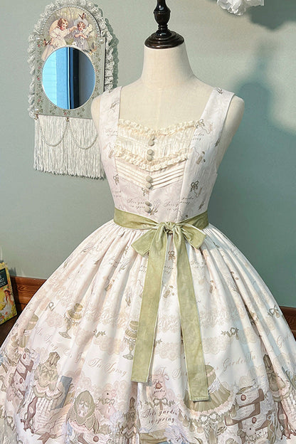 Gothic Lolita Dress - Iris Study, 2 Colors, Short Version, Long Version, Long Length - additional product view 21
