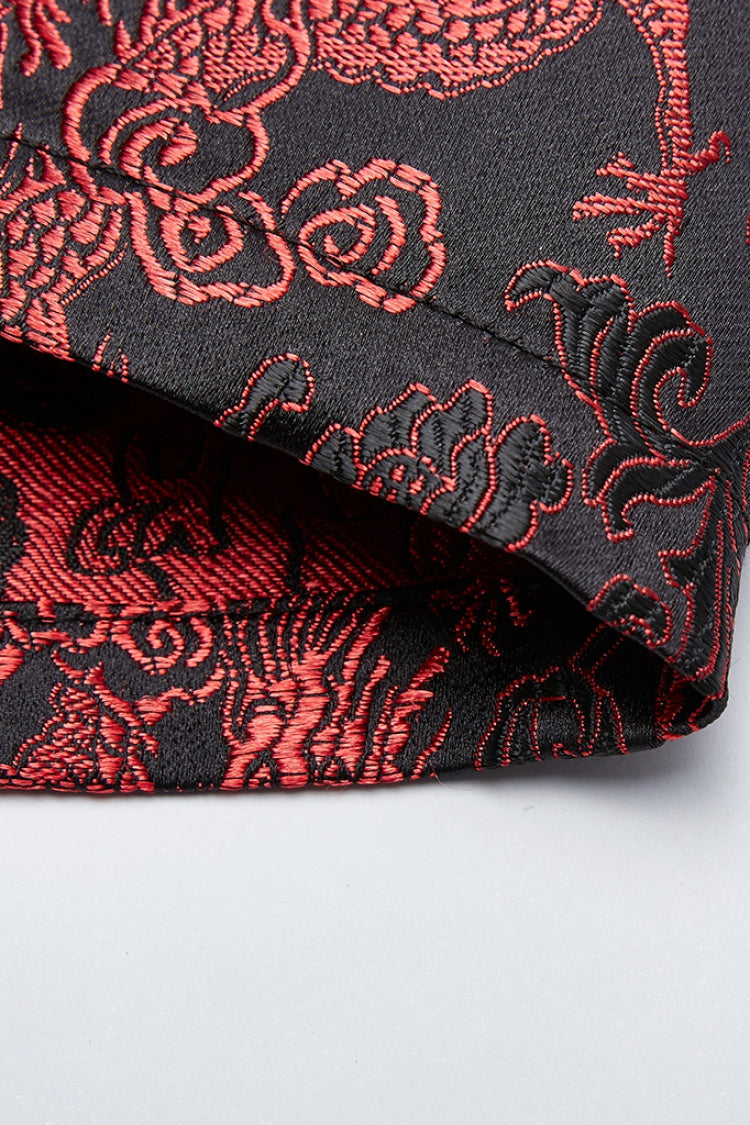Gothic Lolita Dress - Jacquard Dragon Print Slim, 2 Colors, Women's Style, Printed - additional product view 5