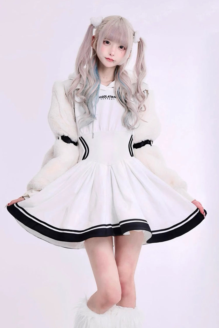 Gothic Lolita Dress - Japanese, 3 Colors, Punk Style, Bow Detail, Ruffled - additional product view 10