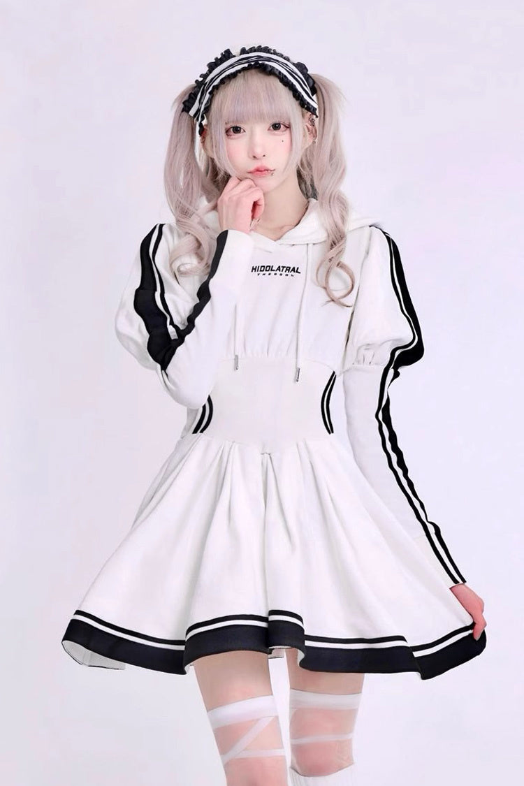 Gothic Lolita Dress - Japanese, 3 Colors, Punk Style, Bow Detail, Ruffled - additional product view 12
