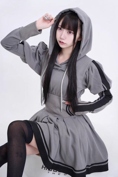 Gothic Lolita Dress - Japanese, 3 Colors, Punk Style, Bow Detail, Ruffled - additional product view 15