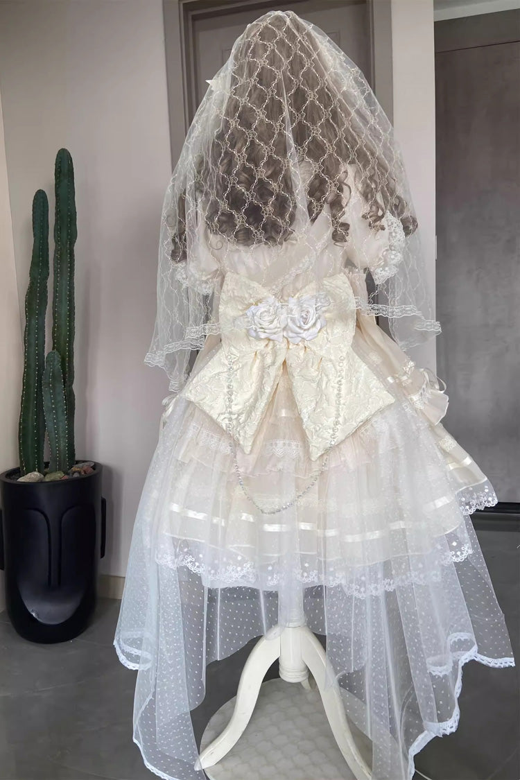 Gothic Lolita Dress - Jewel Ballet Doll, Ivory, Sweet Style, Ballet-Inspired Style - additional product view 2