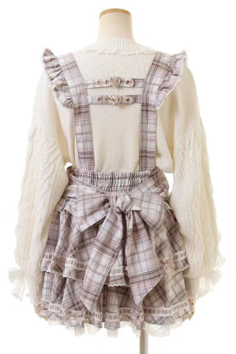 Gothic Lolita Dress - Jirai Kei High Waisted, 3 Colors, High Waist, Layered, Lace-Up - additional product view 9