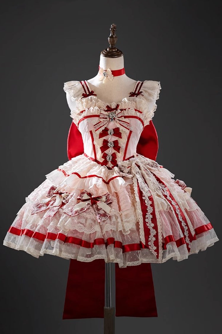 Gothic Lolita Dress - Moonstone, Pink, Sweet Style, Bow Detail, Lace Trim - additional product view 17
