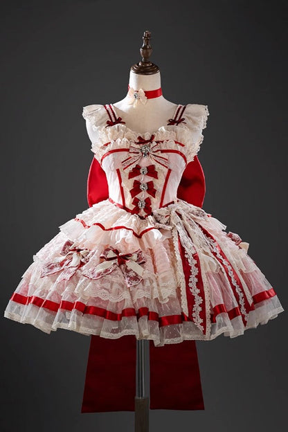 Gothic Lolita Dress - Moonstone, Pink, Sweet Style, Bow Detail, Lace Trim - additional product view 17