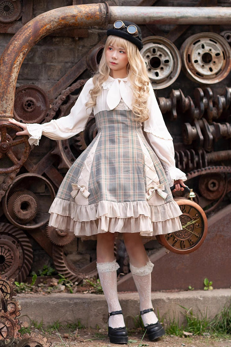 Gothic Lolita Dress - Multi-color Backlight Memoirs, Multi-Color, Bow Detail, Ruffled - additional product view 3