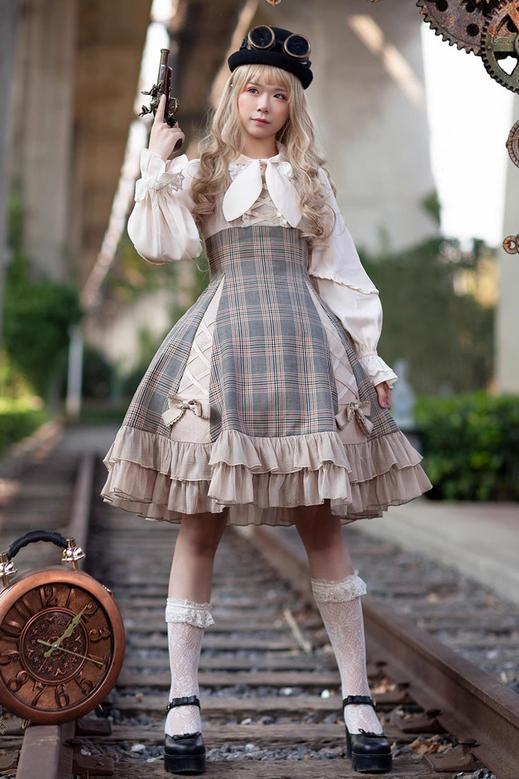 Gothic Lolita Dress - Multi-color Backlight Memoirs, Multi-Color, Bow Detail, Ruffled - additional product view 5