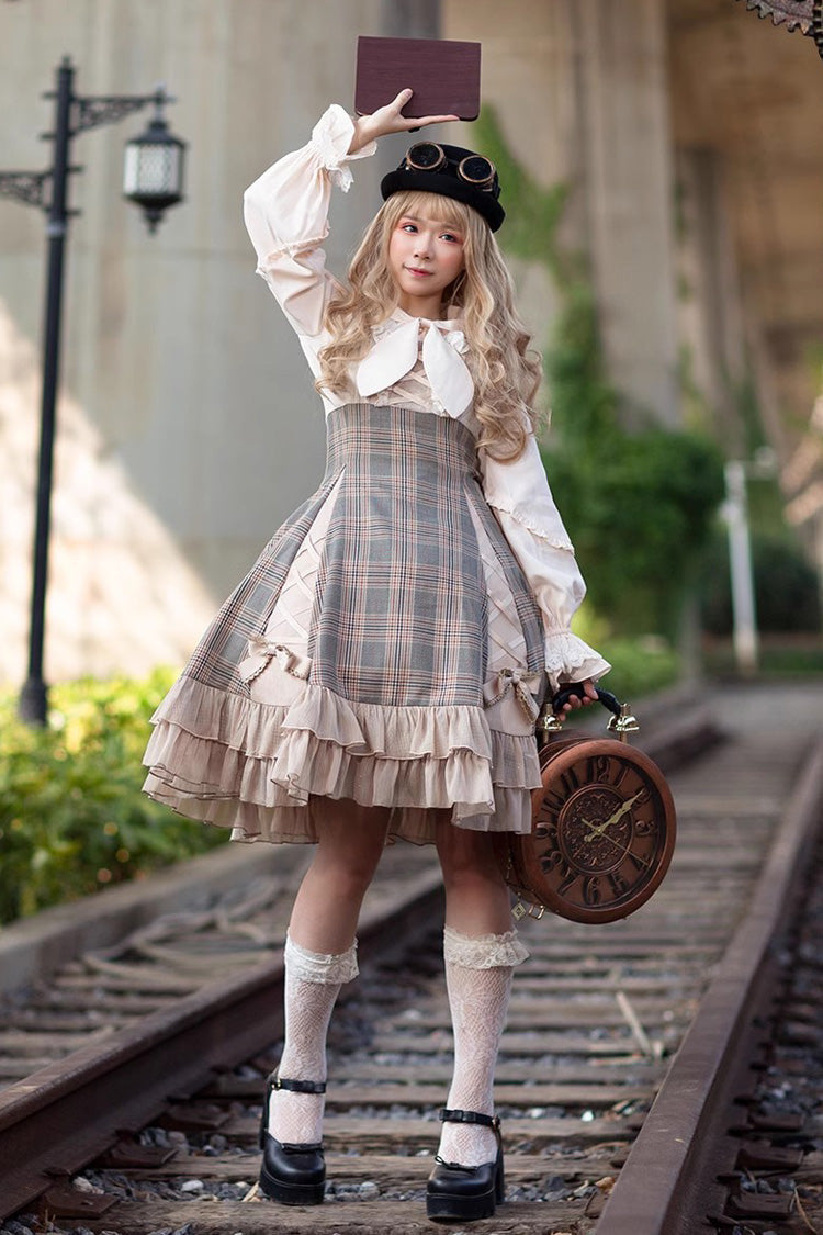 Gothic Lolita Dress - Multi-color Backlight Memoirs, Multi-Color, Bow Detail, Ruffled - additional product view 6