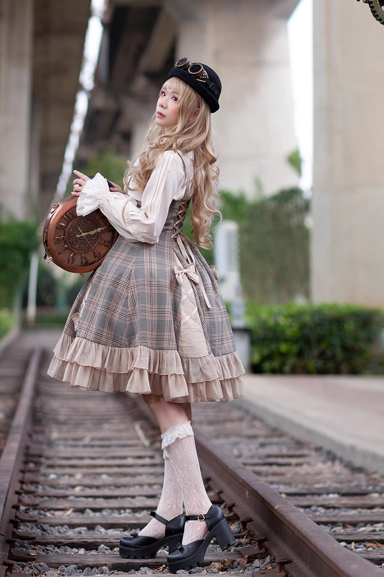 Gothic Lolita Dress - Multi-color Backlight Memoirs, Multi-Color, Bow Detail, Ruffled - additional product view 7