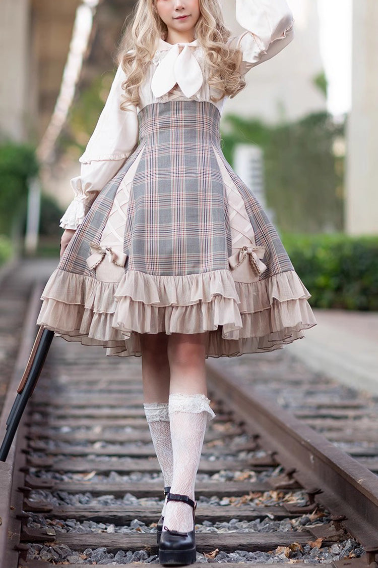 Gothic Lolita Dress - Multi-color Backlight Memoirs, Multi-Color, Bow Detail, Ruffled - main product image