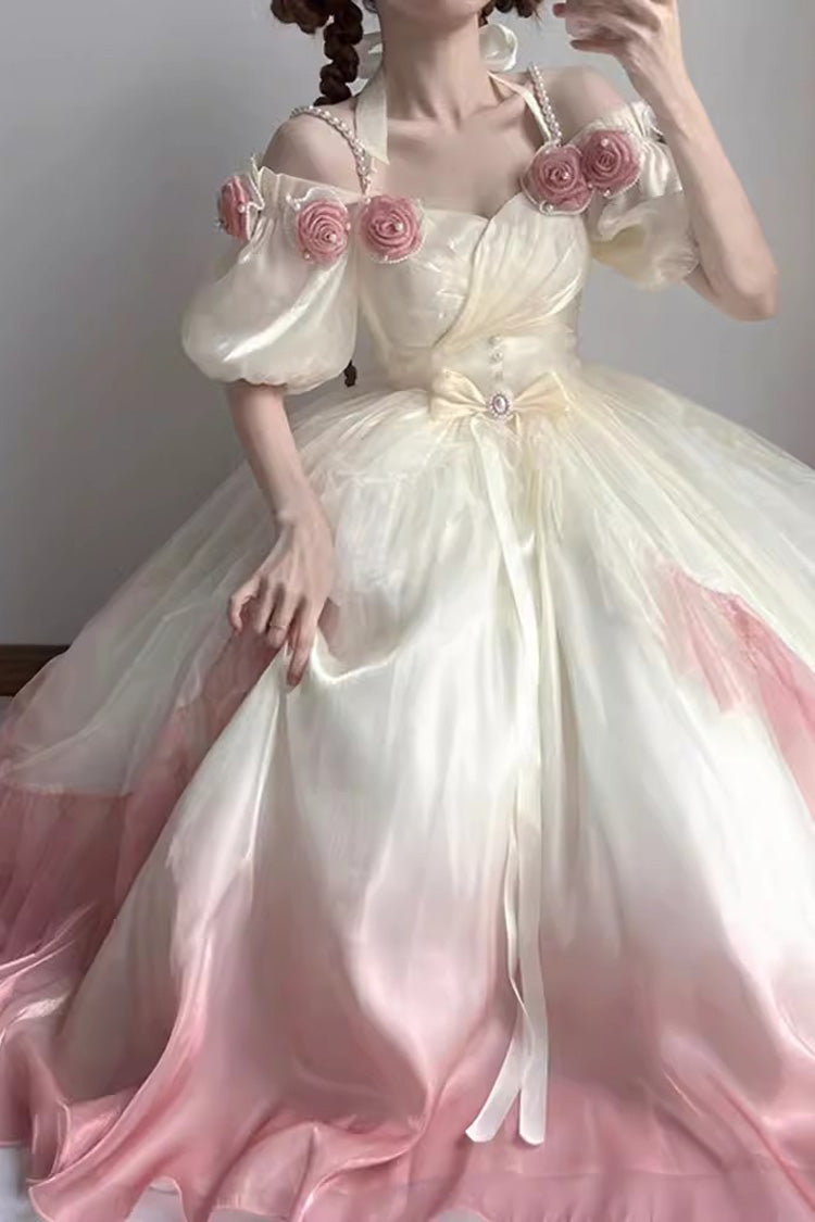 Gothic Lolita Dress - Multi-Color, Plus Size, Sweet Style, Bow Detail - additional product view 2