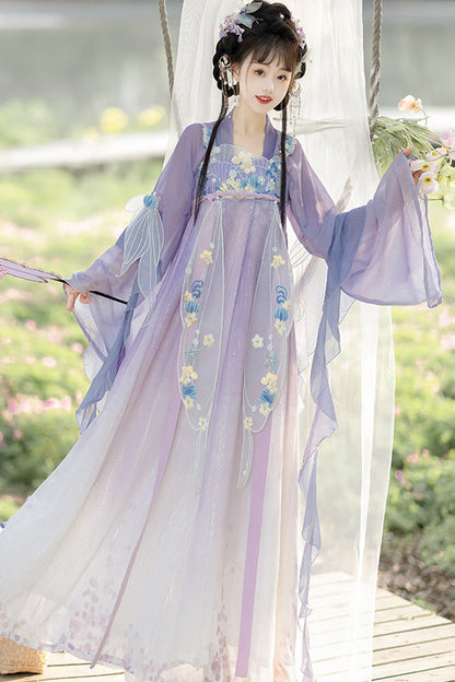 Gothic Lolita Dress - Princess Of The Sea, Purple, High Waist, Women's Style, Sweet Style - additional product view 2