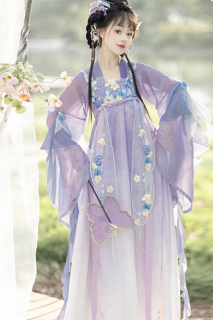 Gothic Lolita Dress - Princess Of The Sea, Purple, High Waist, Women's Style, Sweet Style - additional product view 3