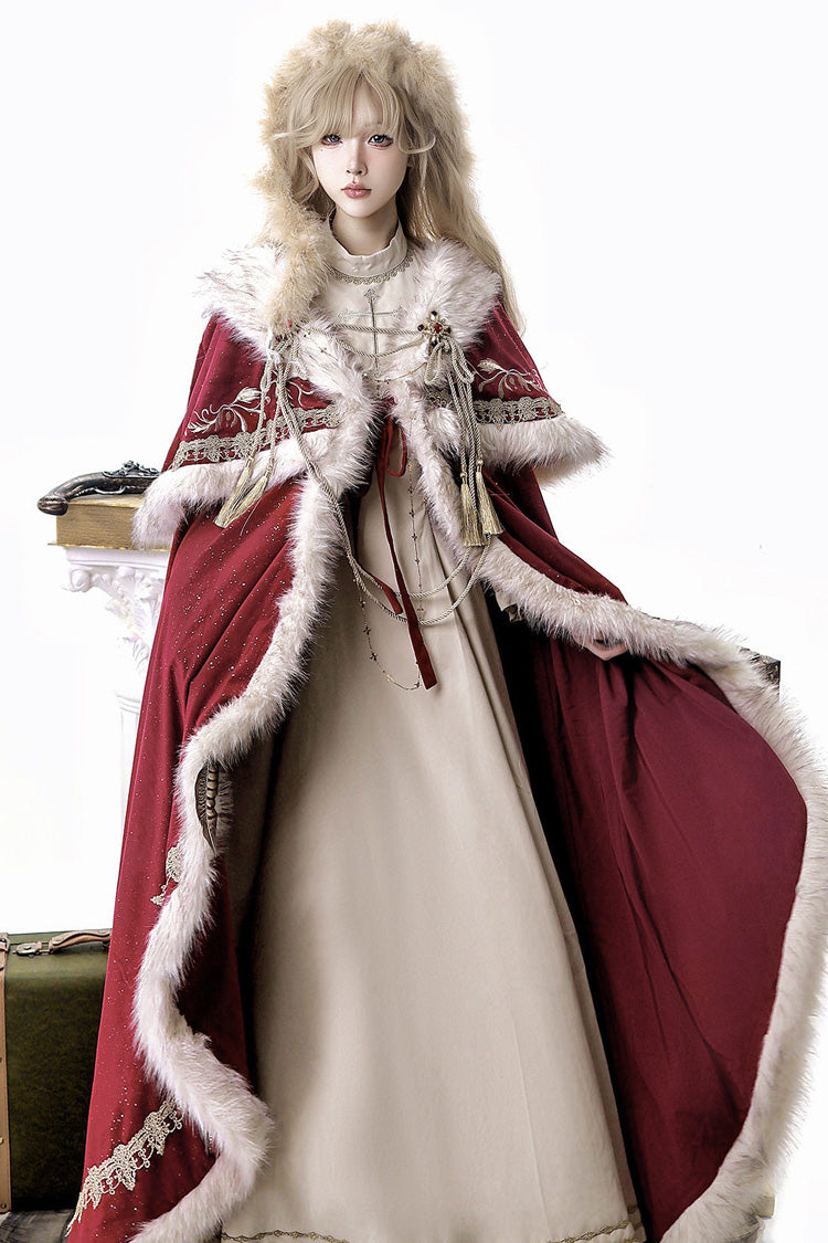 Gothic Lolita Dress - Royal Coronation, Red, Sweet Style, Embroidered - additional product view 5