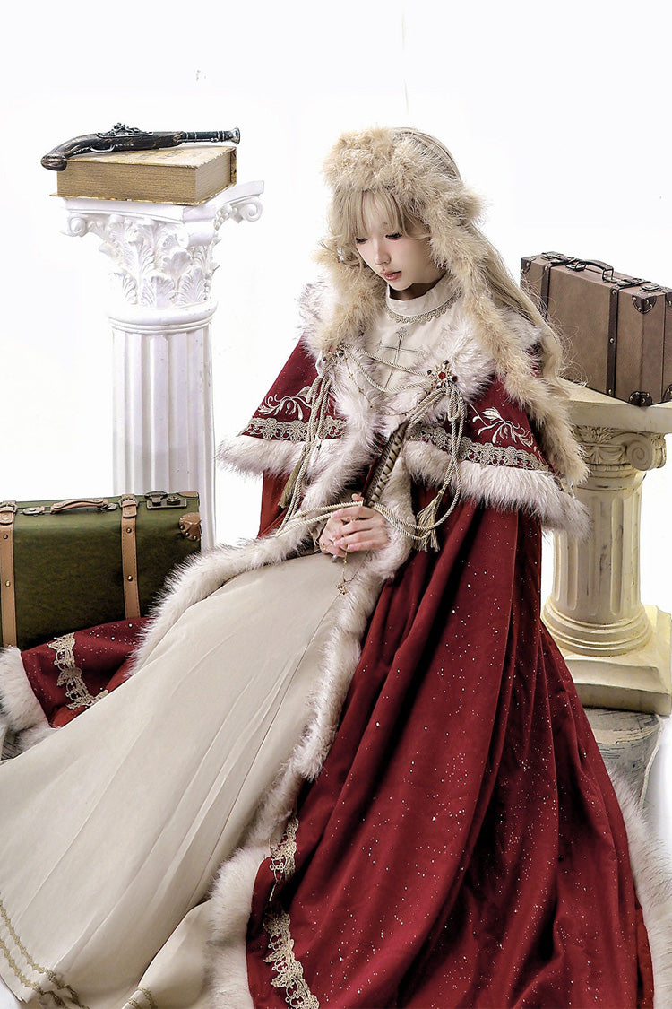 Gothic Lolita Dress - Royal Coronation, Red, Sweet Style, Embroidered - additional product view 9