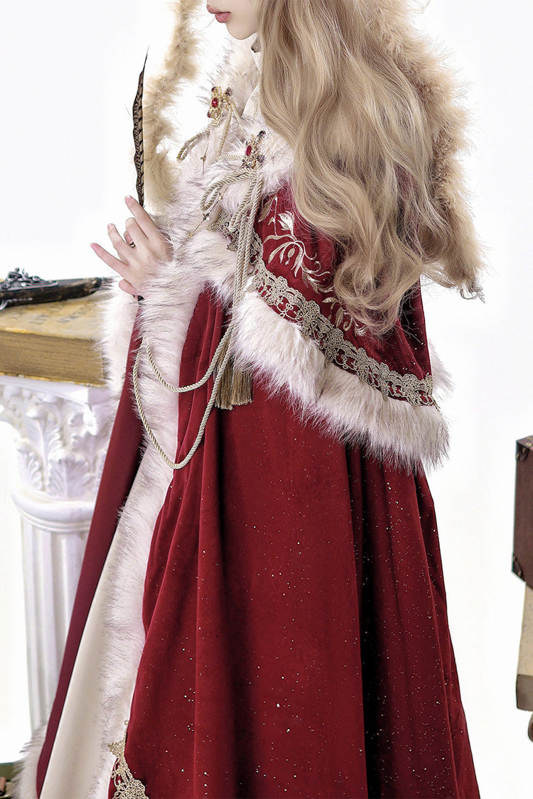 Gothic Lolita Dress - Royal Coronation, Red, Sweet Style, Embroidered - additional product view 12
