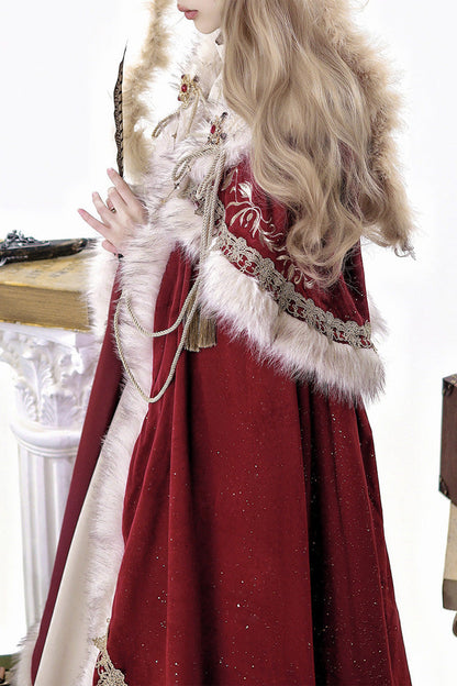 Gothic Lolita Dress - Royal Coronation, Red, Sweet Style, Embroidered - additional product view 12