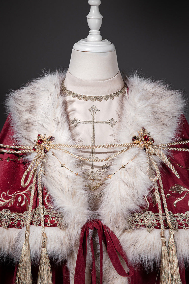 Gothic Lolita Dress - Royal Coronation, Red, Sweet Style, Embroidered - additional product view 15
