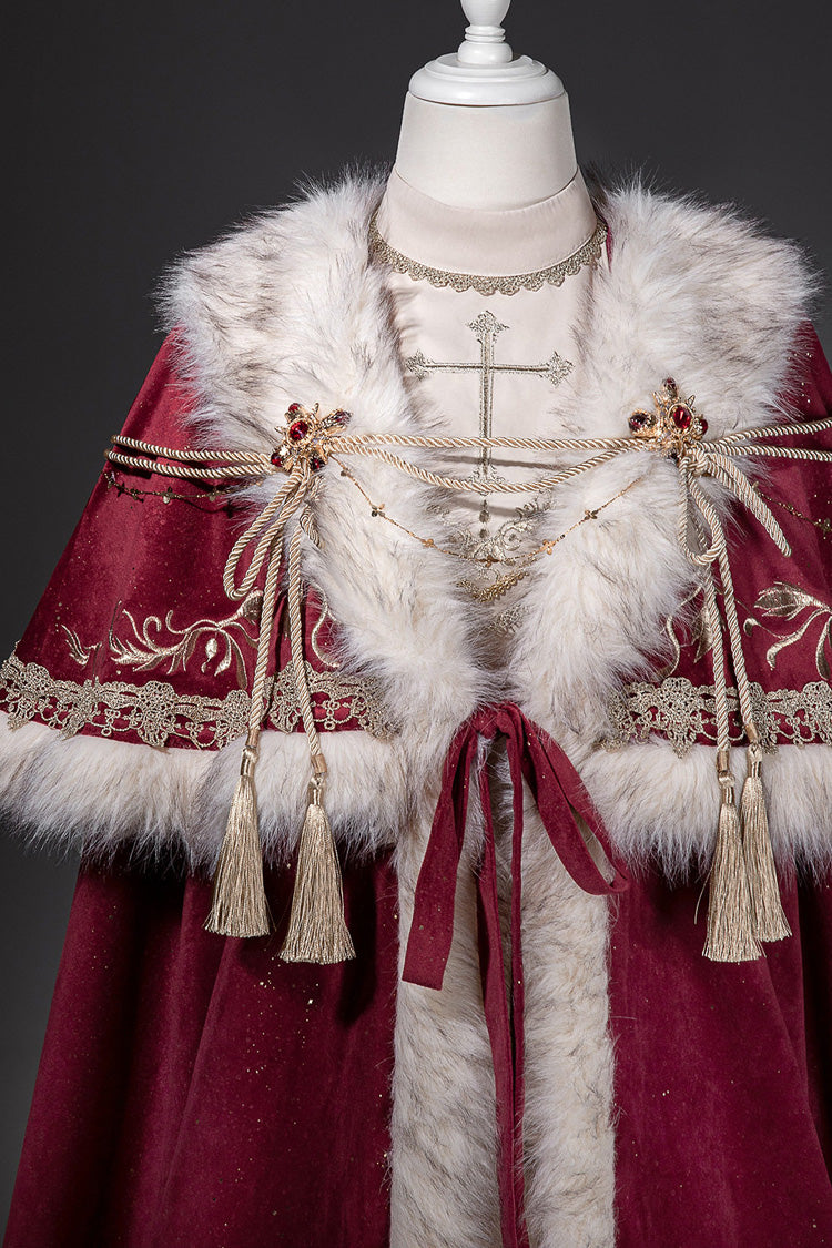 Gothic Lolita Dress - Royal Coronation, Red, Sweet Style, Embroidered - additional product view 16