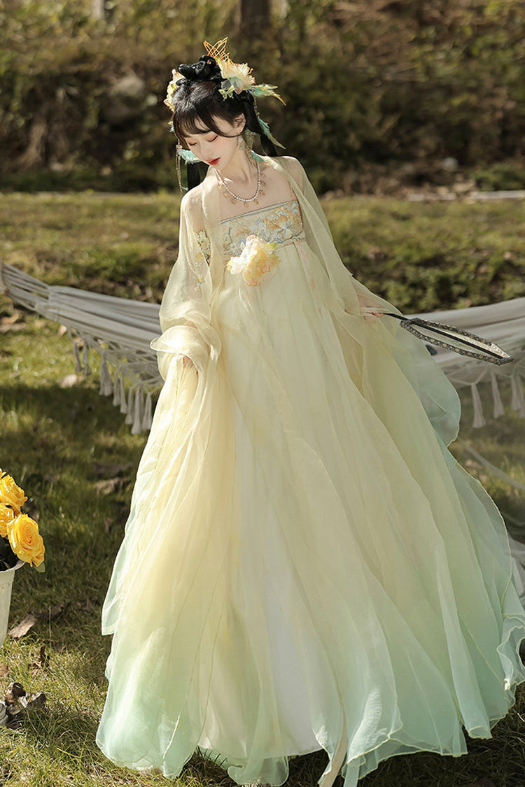 Gothic Lolita Dress - Spring Banquet, Multi-Color, High Waist, Women's Style - additional product view 2