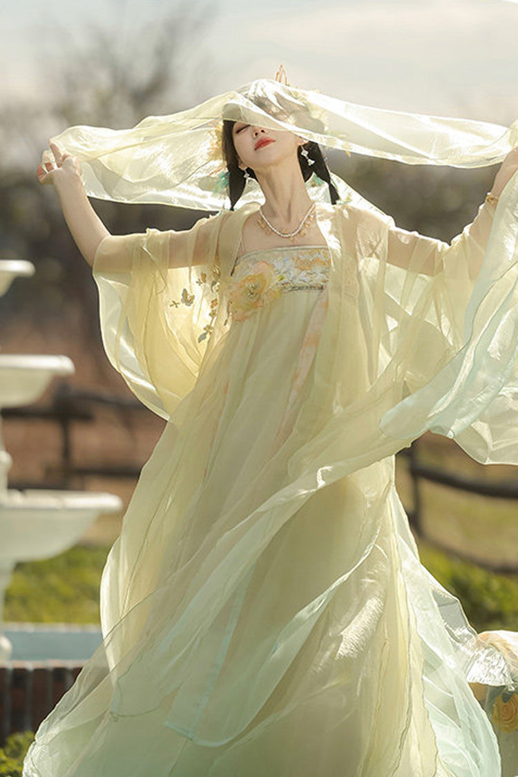 Gothic Lolita Dress - Spring Banquet, Multi-Color, High Waist, Women's Style - additional product view 4