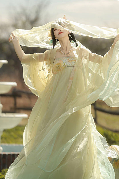 Gothic Lolita Dress - Spring Banquet, Multi-Color, High Waist, Women's Style - additional product view 4