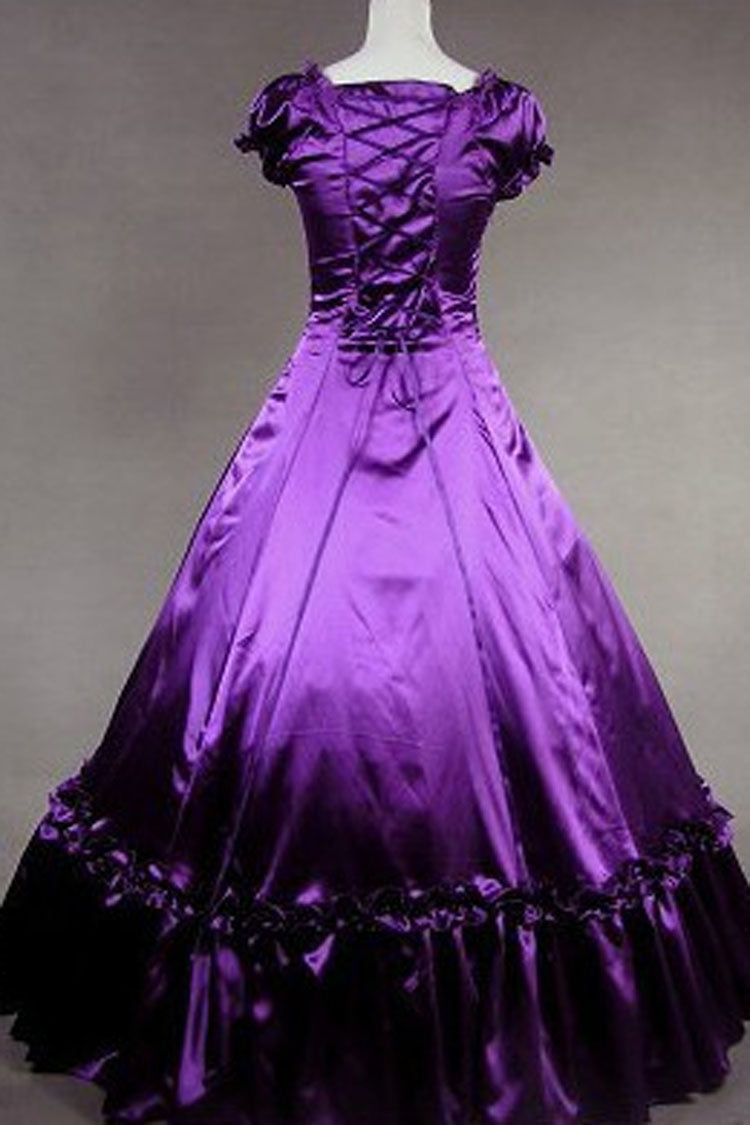 Gothic Lolita Dress - Square Collar Cardigan Victorian, Purple, Square Collar - additional product view 2