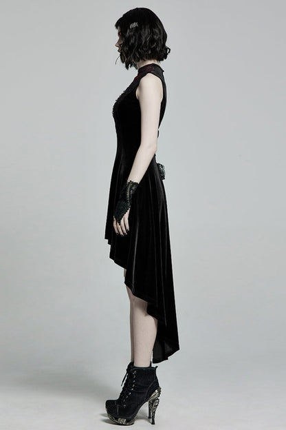 Gothic Lolita Dress - Stitching Lace-up Mesh Colors, 2 Colors, Women's Style, Lace Trim - additional product view 2