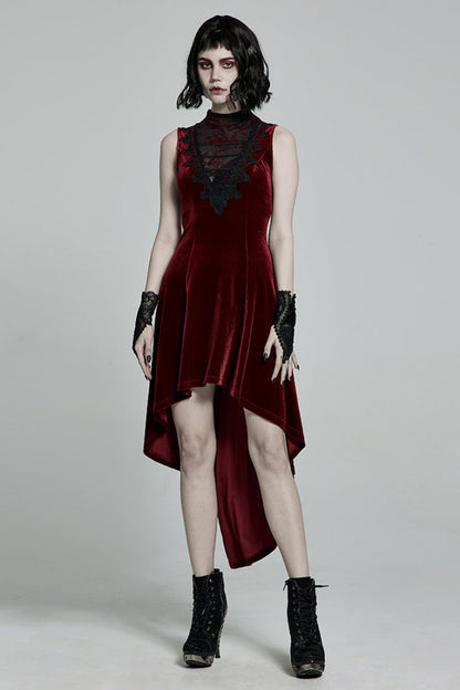 Gothic Lolita Dress - Stitching Lace-up Mesh Colors, 2 Colors, Women's Style, Lace Trim - additional product view 11