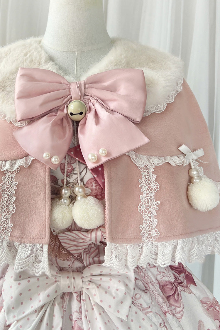 Gothic Lolita Dress - Sweet Dessert Cat, Pink, Sweet Style, Bow Detail, Lace Trim - additional product view 11
