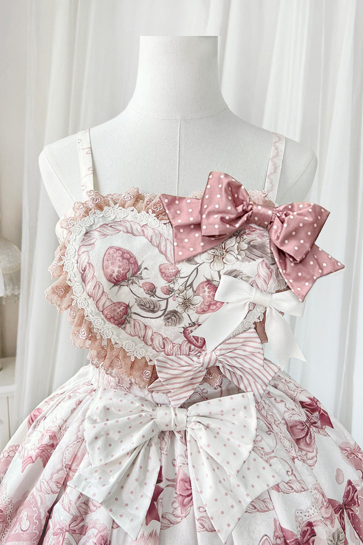 Gothic Lolita Dress - Sweet Dessert Cat, Pink, Sweet Style, Bow Detail, Lace Trim - additional product view 12