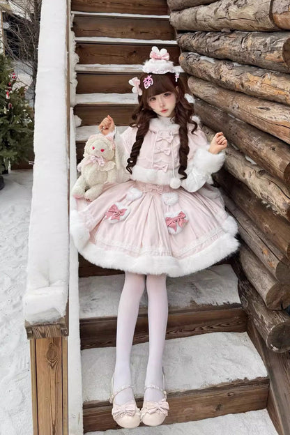 Gothic Lolita Dress - Sweet Dream Bunny, 2 Colors, Sweet Style, Bow Detail - additional product view 13