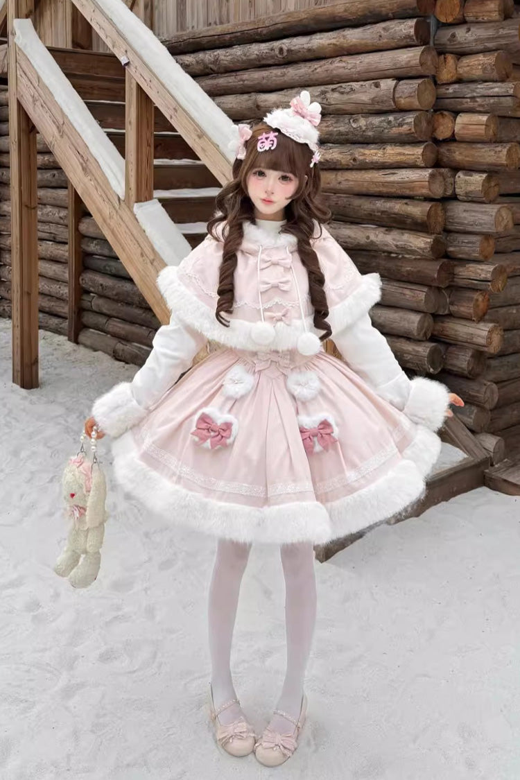 Gothic Lolita Dress - Sweet Dream Bunny, 2 Colors, Sweet Style, Bow Detail - additional product view 14