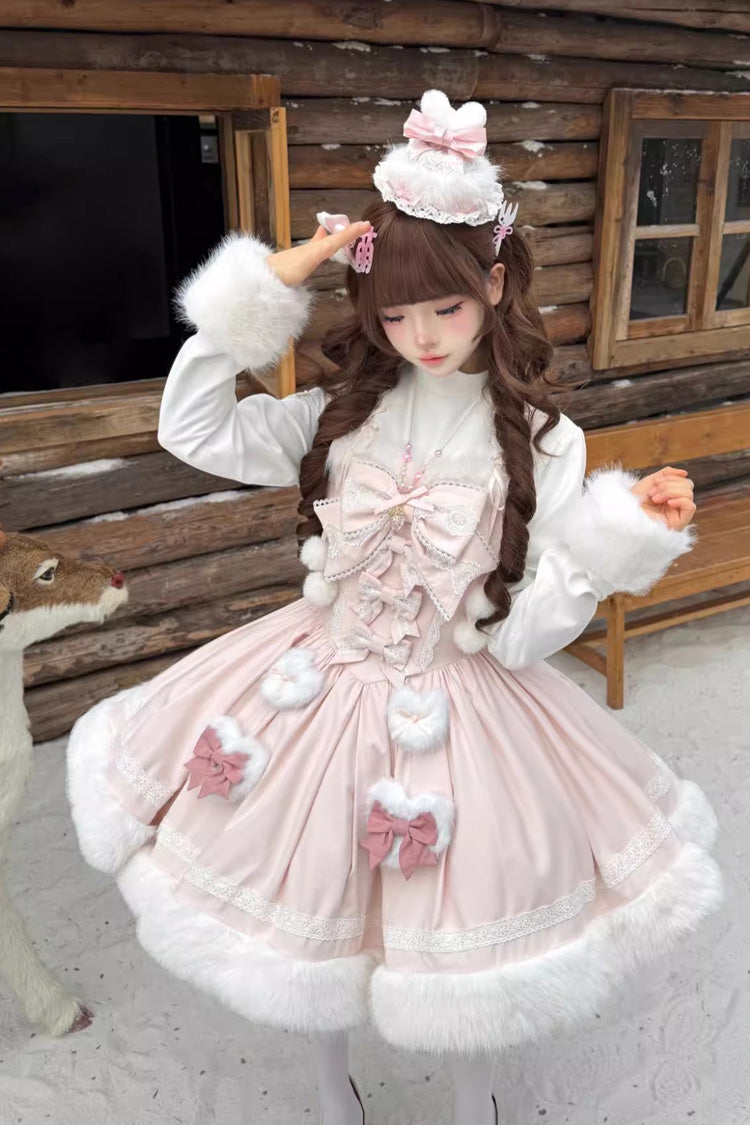 Gothic Lolita Dress - Sweet Dream Bunny, 2 Colors, Sweet Style, Bow Detail - additional product view 15