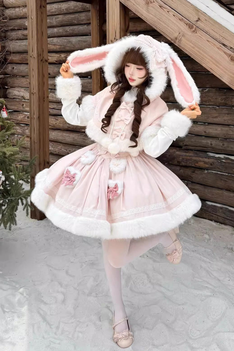 Gothic Lolita Dress - Sweet Dream Bunny, 2 Colors, Sweet Style, Bow Detail - additional product view 16