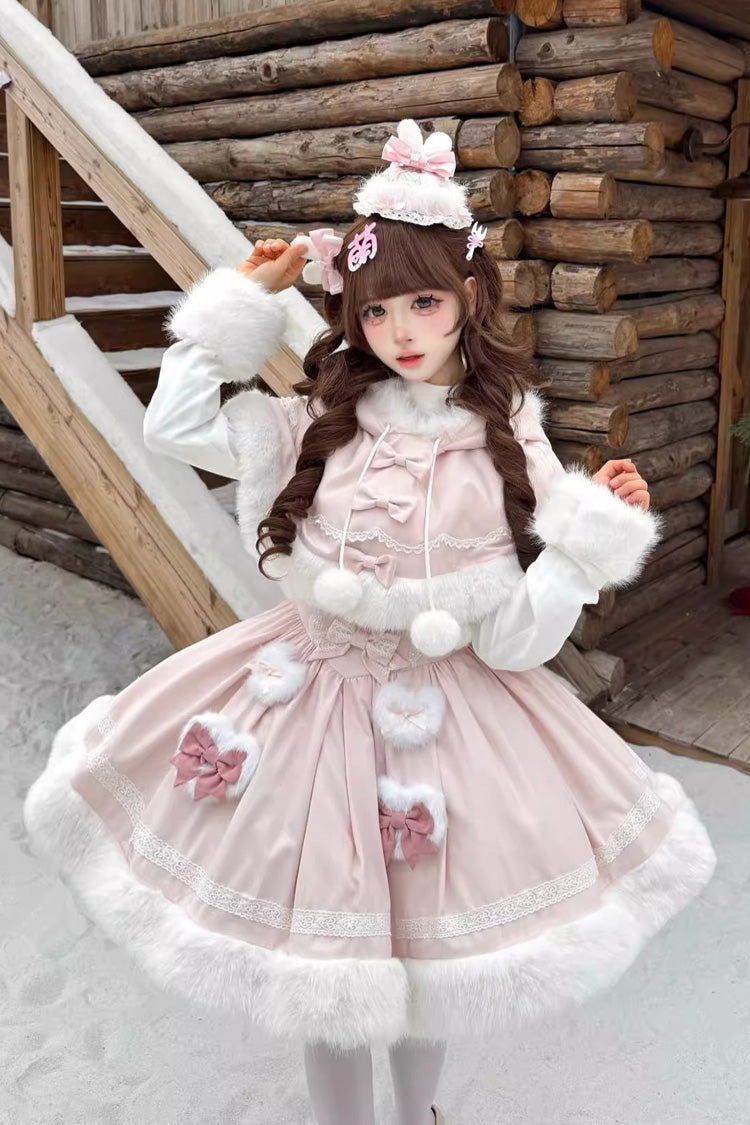 Gothic Lolita Dress - Sweet Dream Bunny, 2 Colors, Sweet Style, Bow Detail - additional product view 17