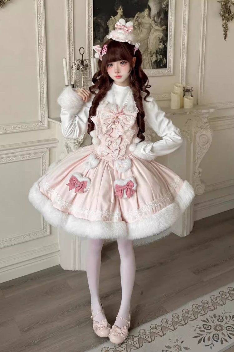 Gothic Lolita Dress - Sweet Dream Bunny, 2 Colors, Sweet Style, Bow Detail - additional product view 19