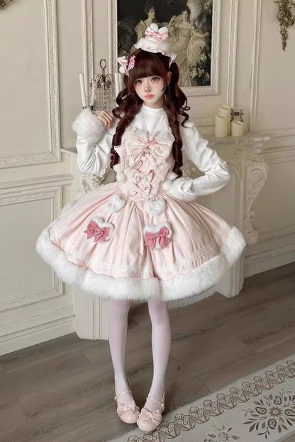 Gothic Lolita Dress - Sweet Dream Bunny, 2 Colors, Sweet Style, Bow Detail - additional product view 19