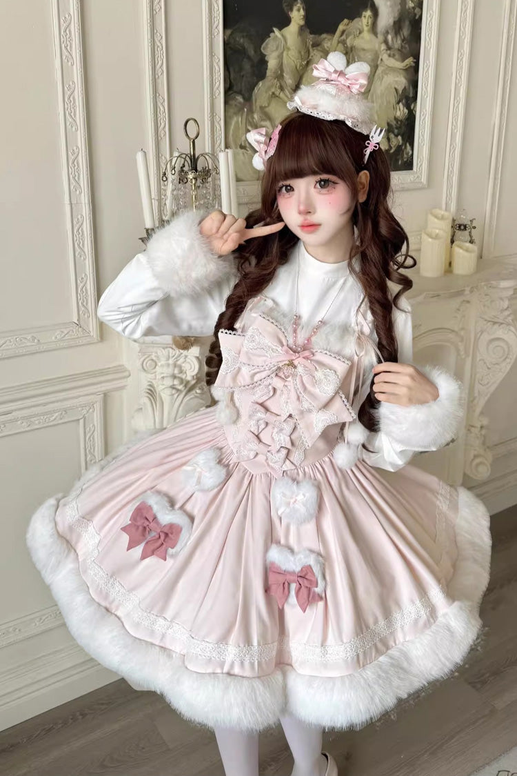 Gothic Lolita Dress - Sweet Dream Bunny, 2 Colors, Sweet Style, Bow Detail - additional product view 20