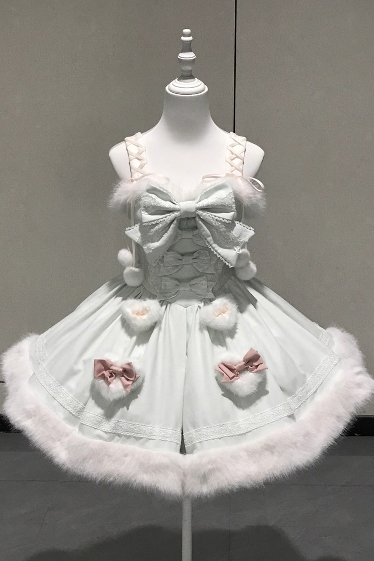 Gothic Lolita Dress - Sweet Dream Bunny, 2 Colors, Sweet Style, Bow Detail - S Green JSK / M Green JSK / L Green JSK option