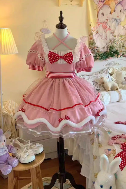 Gothic Lolita Dress - Sweetheart Bobo Magical Girl, 3 Colors, Ruffled, Sweet Style - additional product view 5