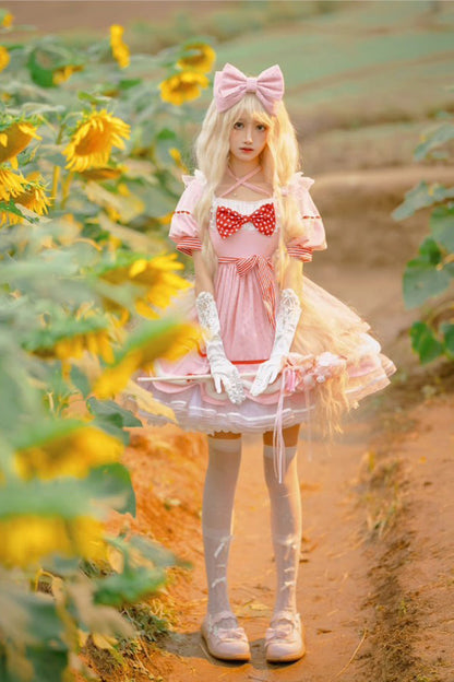 Gothic Lolita Dress - Sweetheart Bobo Magical Girl, 3 Colors, Ruffled, Sweet Style - additional product view 7