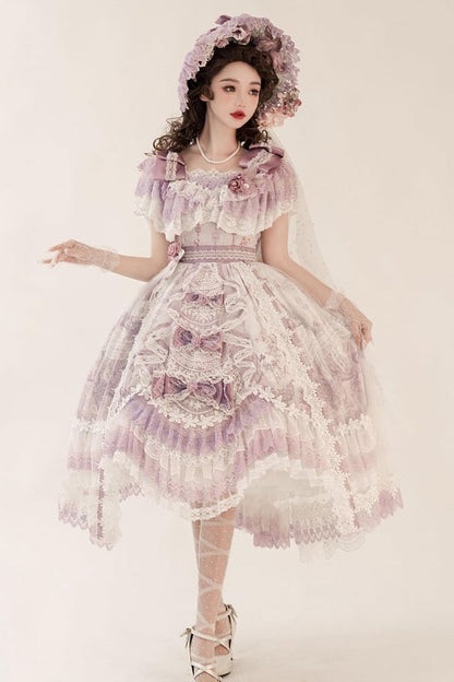 Gothic Lolita Dress - The Key To The Secret Realm, Purple, Detachable Detail, Sweet Style - additional product view 7