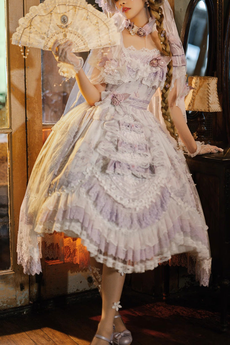 Gothic Lolita Dress - The Key To The Secret Realm, Purple, Detachable Detail, Sweet Style - main product image